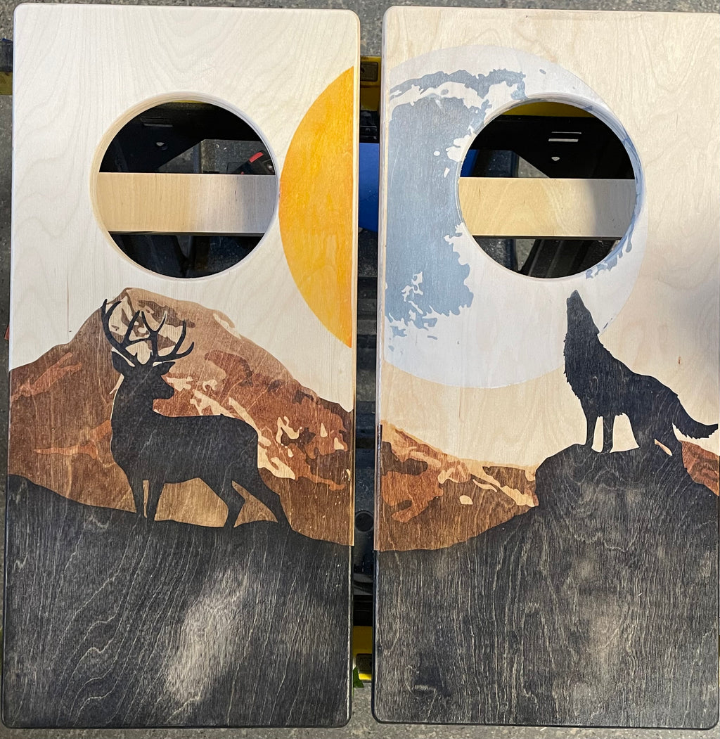 Mini boards are made with the same high quality as full regulation boards.